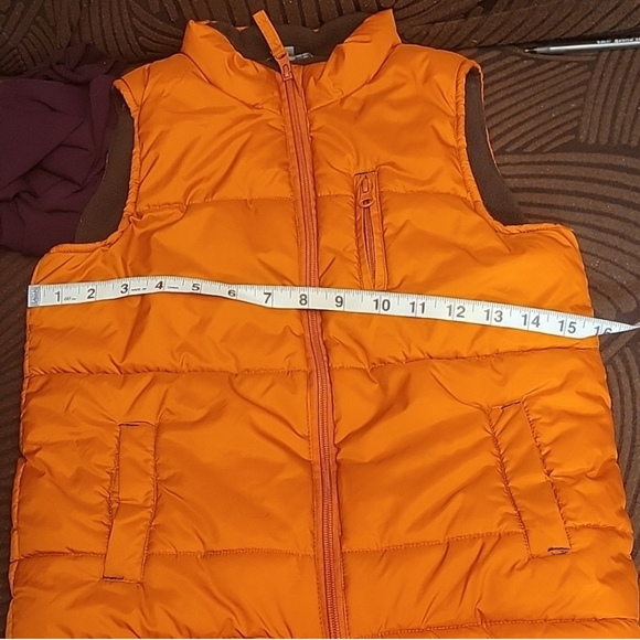 YDJ Other - YDJ GIRL'S BURNT ORANGE SLEEVELESS PUFFER VEST